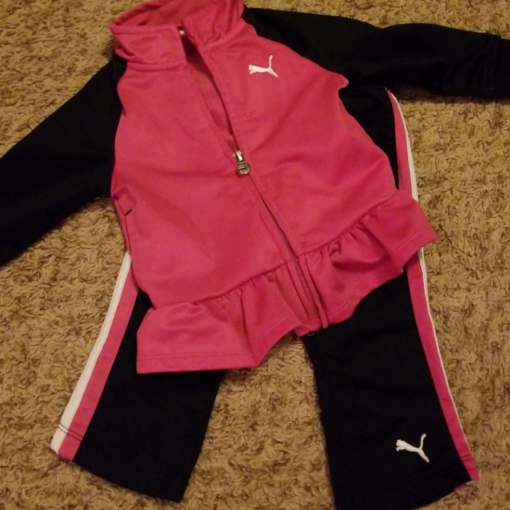 Puma outfit.